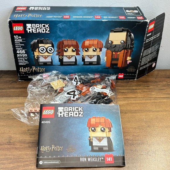 LEGO Brickheadz Harry Potter RON WEASLEY Mini Figure 40495 NEW IN BAG - No box - Picture 1 of 5